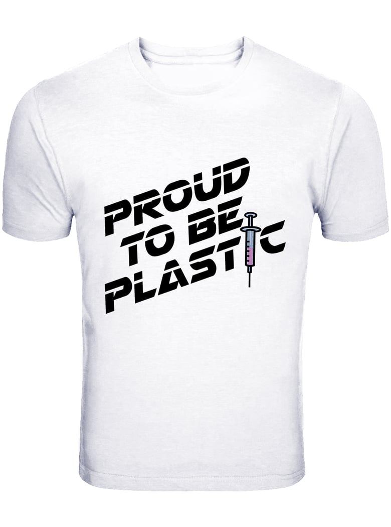 Image of “PROUND TO BE PLASTIC” OFFICIAL  JUSTIN JEDLICA T-SHIRT