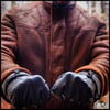 The Active Palm ➐™ -THE ORIGINAL- Genuine Touchscreen Leather Gloves 