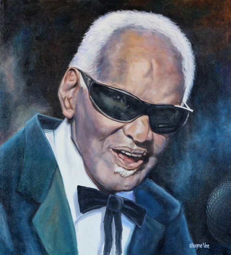 Image of Ray Charles • Original Oil Painting