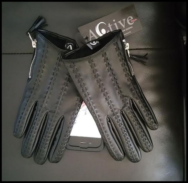 Active Palm Vegan™  Women's Touchscreen Leather Gloves 