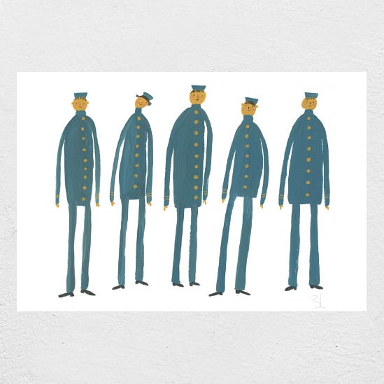 Image of The Crew Print