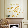 Holiday Branch - Joy, Love, Peace - wall decal for christmas 