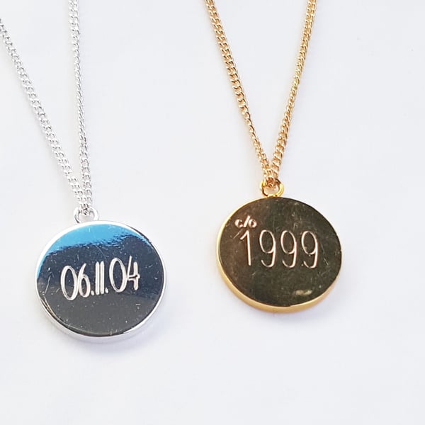 Image of Special Number Necklace