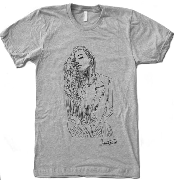 Image of Sophia Danai; Line Art T-Shirt 