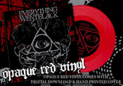 Image of EVERYTHING WENT BLACK 7" RED VINYL