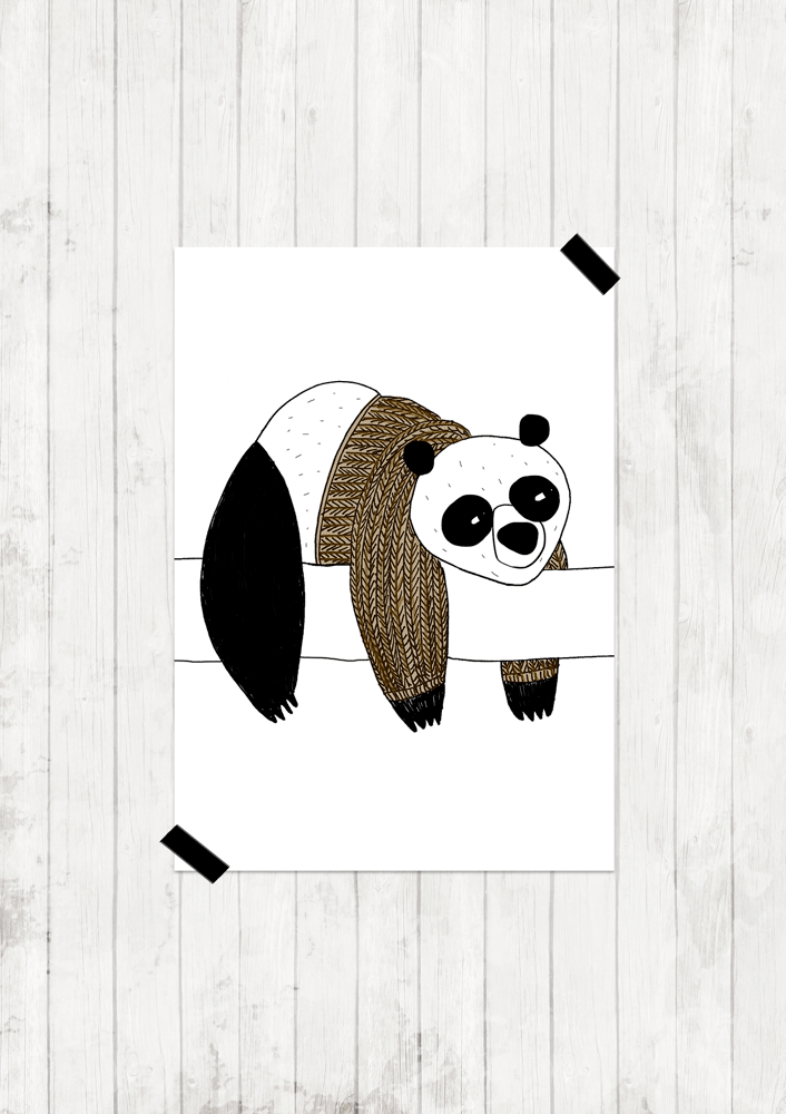 Image of Lámina "Panda"