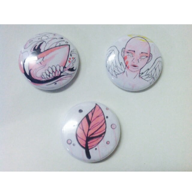 Image of "Breast Cancer Trinity" Pins