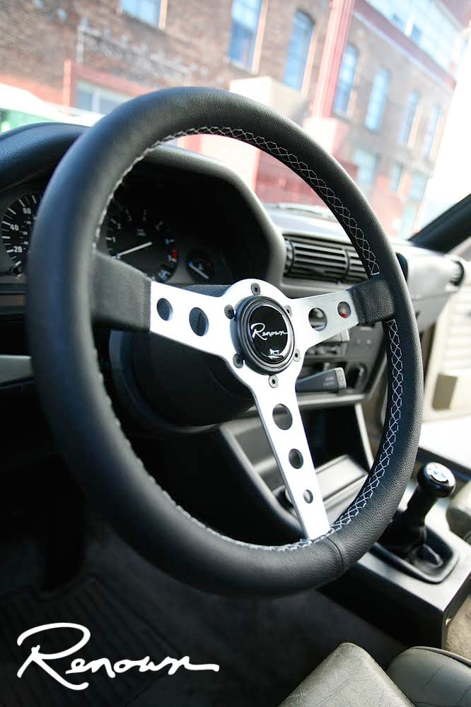 Image of Renown Monaco Silver Steering Wheel