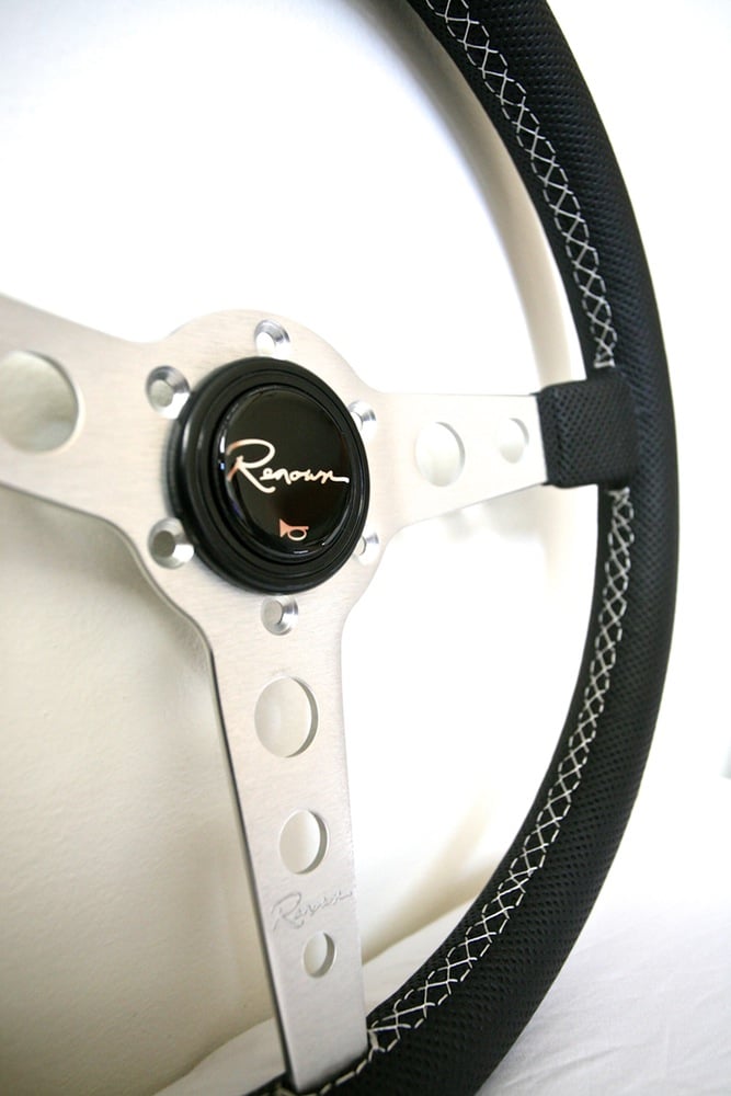 Image of Renown Monaco Silver Steering Wheel