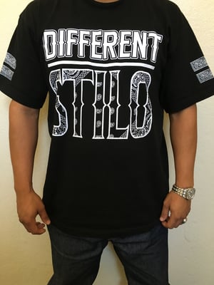 Image of Different Stilo "Black & White" Bandana T-Shirt