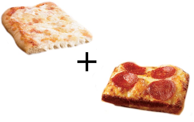 Image of Cheese + Pepperoni (2 squares per month for remaining 5 months)
