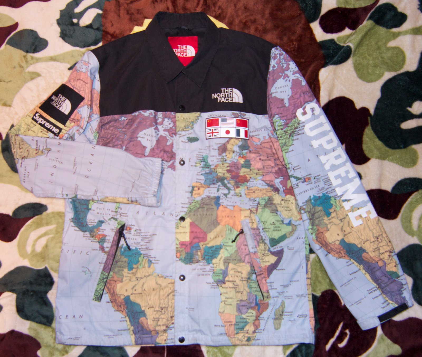 the north face x supreme expedition coaches jacket