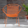 Vintage Outdoor chair in Orange
