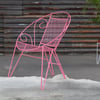 Vintage Outdoor chair in Pink