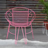 Vintage Outdoor chair in Pink