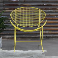 Image 4 of Vintage Outdoor chairs in Lemon Yellow