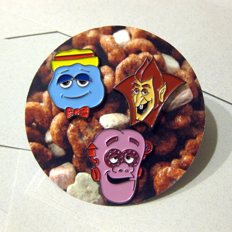 Image of Cereal Monsters 1" Pin Pack
