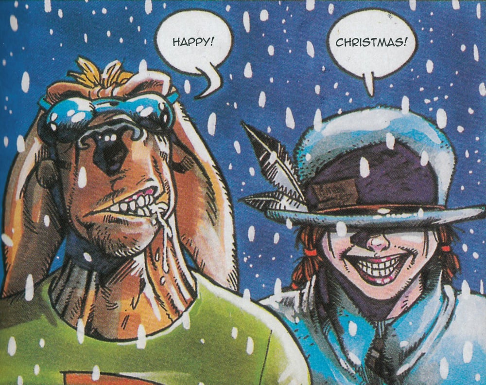 Image of Tank Girl Christmas Card Triple Pack