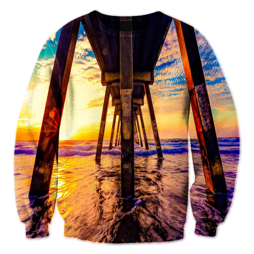 Image of Sunset Pier Crewneck