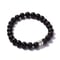 Image of Matte Onyx with 6 Lava Beads