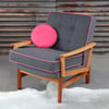 Black Blossom Fler Chair