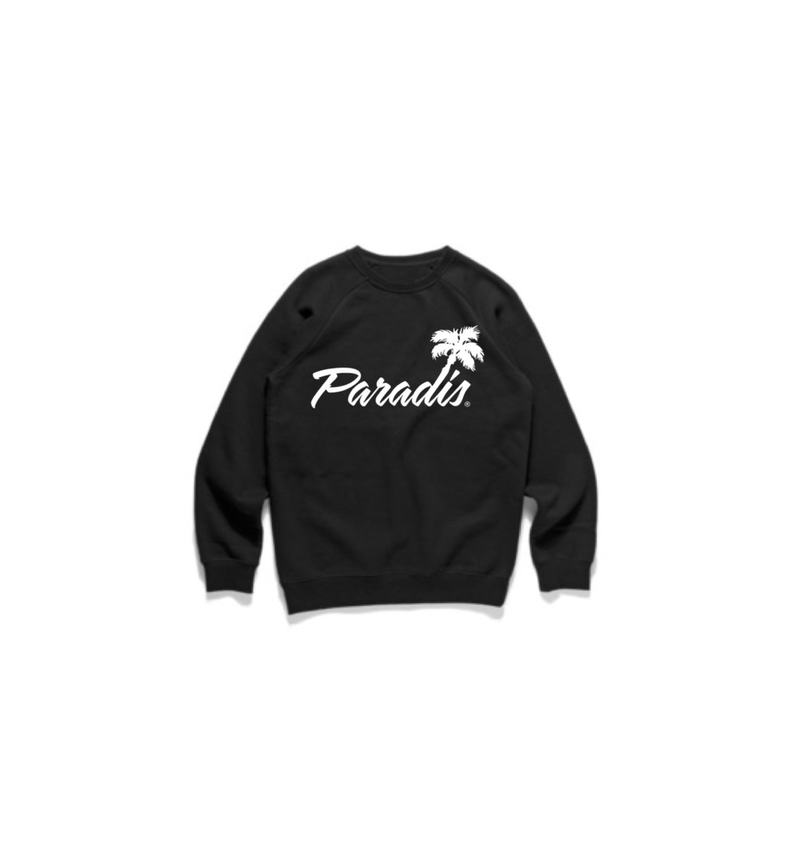 Image of PARADIS BLACK CREWNECK.