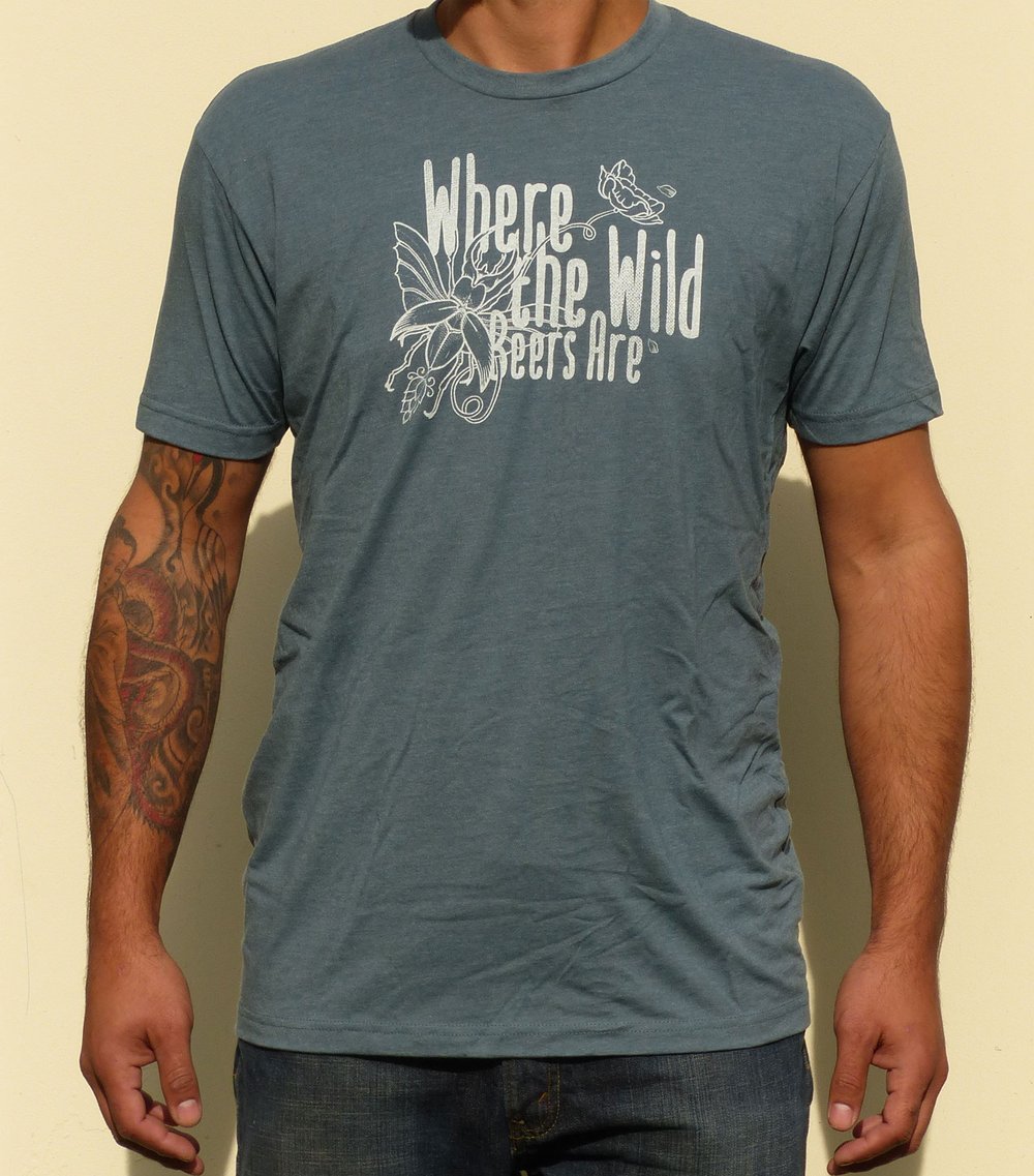 Image of Men's WTWBA Logo T-shirt - Slate/Blue