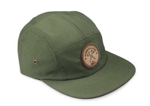 Image of Green 5 Panel Hat