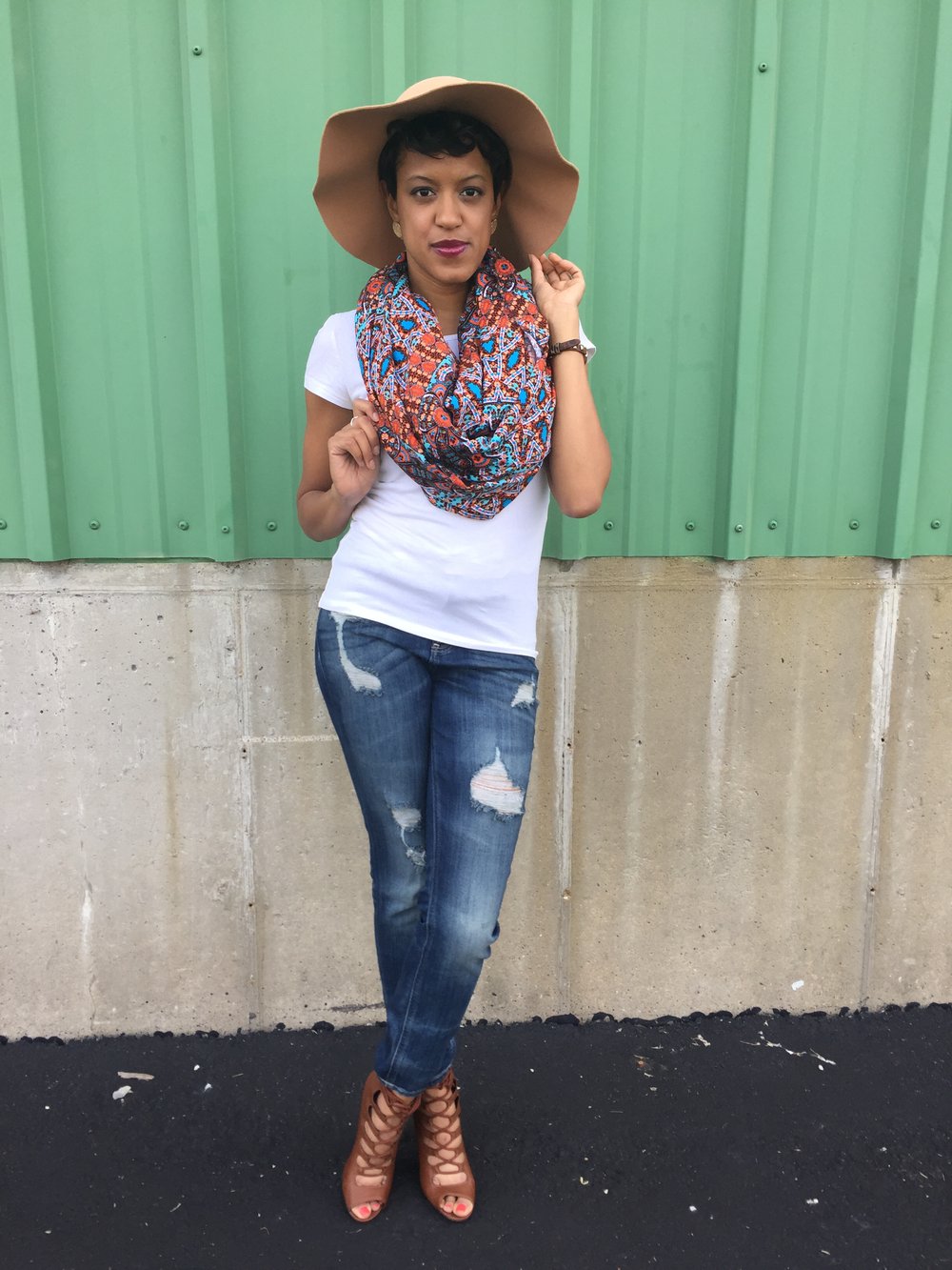 Image of Tribal Multi-Colored Scarf