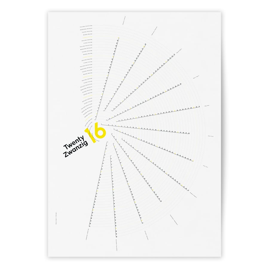 Image of Calendar / Kalender Poster 2016