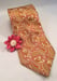 Image of Golden Red Orange Paisley Tie Set