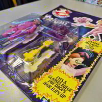 Image 8 of Kenner The Real Ghostbusters Fright Features Janine Melnitz & Tickler Ghost Figure (Carded)