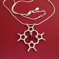 Image 5 of chlorophyll/heme necklace