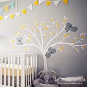 Trees Branches Flowers Wall Decals Removable Wall Decals