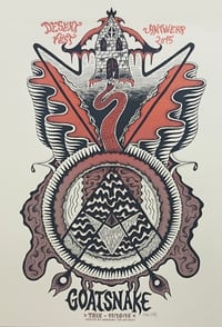 Image 1 of GOATSNAKE (Desert Fest Antwerp 2015) screenprinted poster