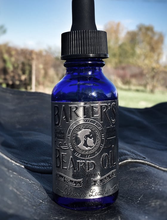 Image of Barter's Beard Oil- "Warm Leather"