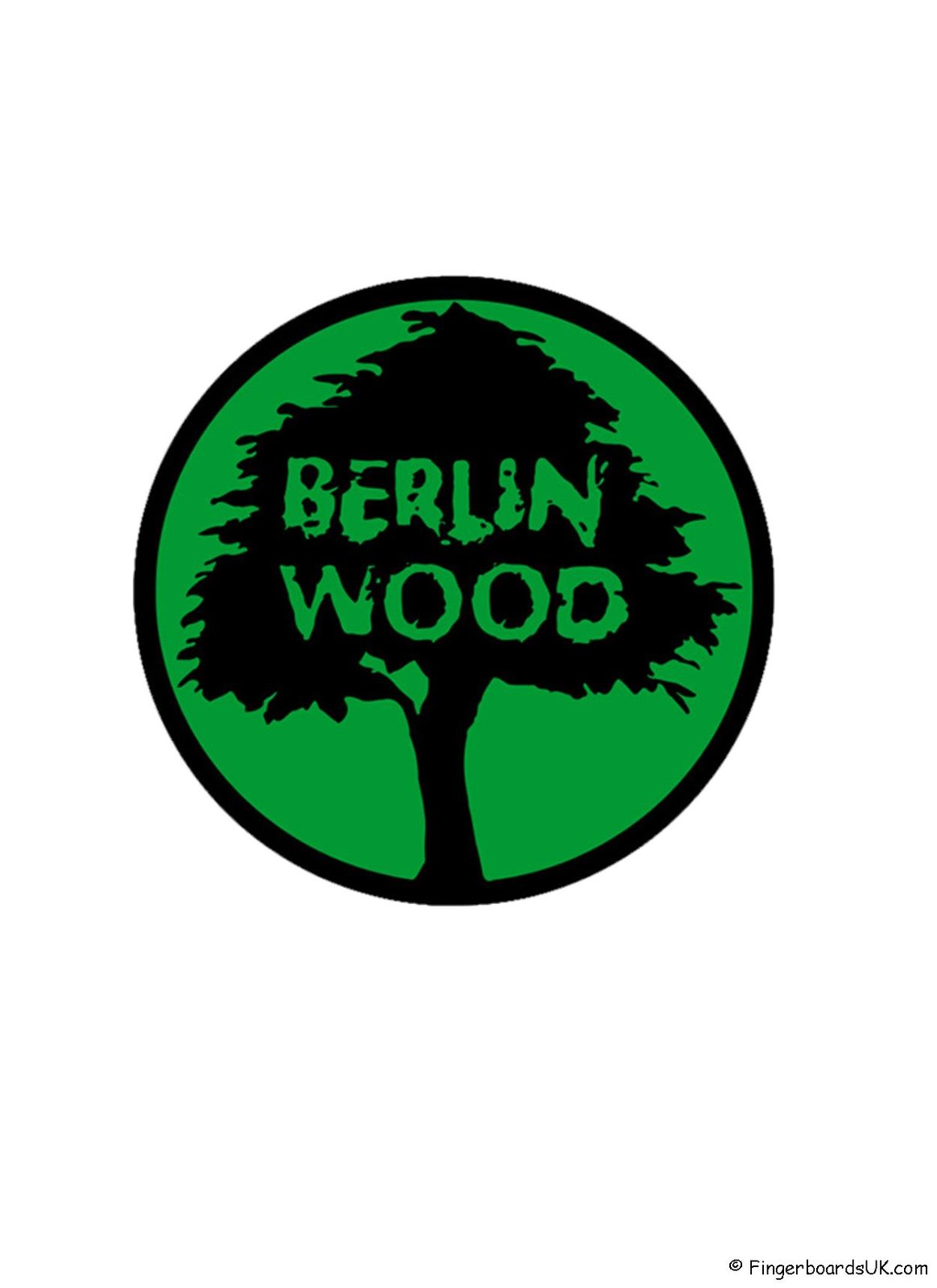 Berlinwood Sticker Green Fingerboards UK Shop 