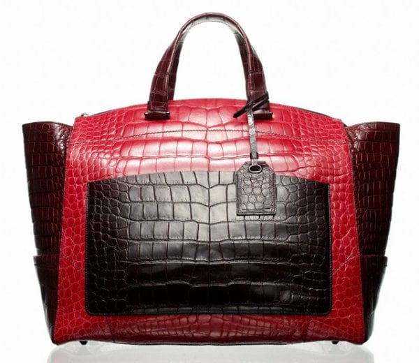 Image of REED KRAKOFF UNIFORM XL ALLIGATOR TOTE