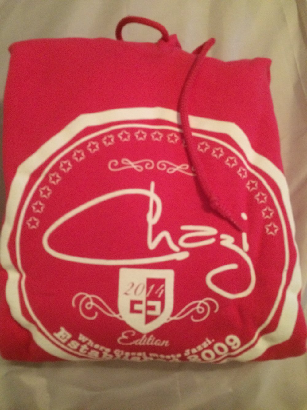 Chazi Stamp Hoodie (Hot Pink)