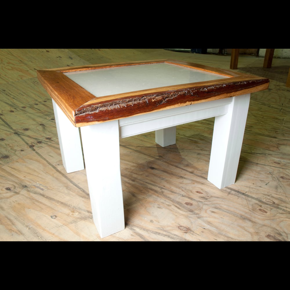 Image of Marble Oak Coffee Table