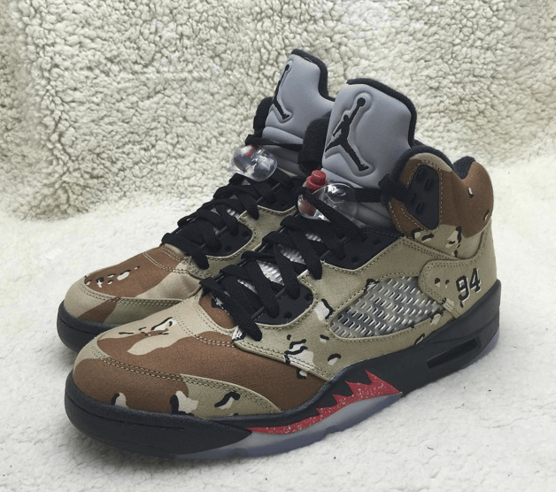 Nike Air Jordan 5 x Supreme Camo Mychal s Kicks