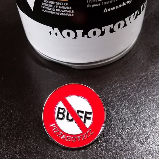 Image of "FUCK THE BUFF" original FIRST LAPEL