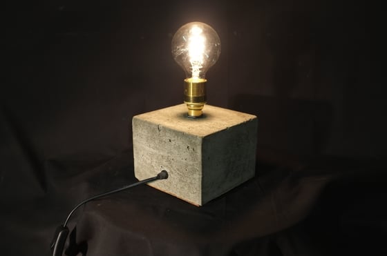 Image of Concrete Bloc Lamp