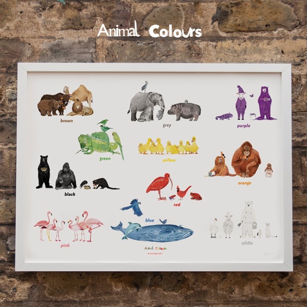 Image of Animal Colours Print