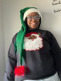 Image 1 of Extra long Santa hat 