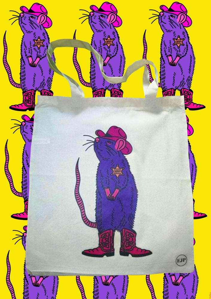 Image of Sheriff rat totebag