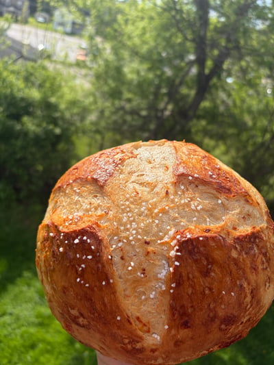 Image of Pretzel & cheddar loaf 