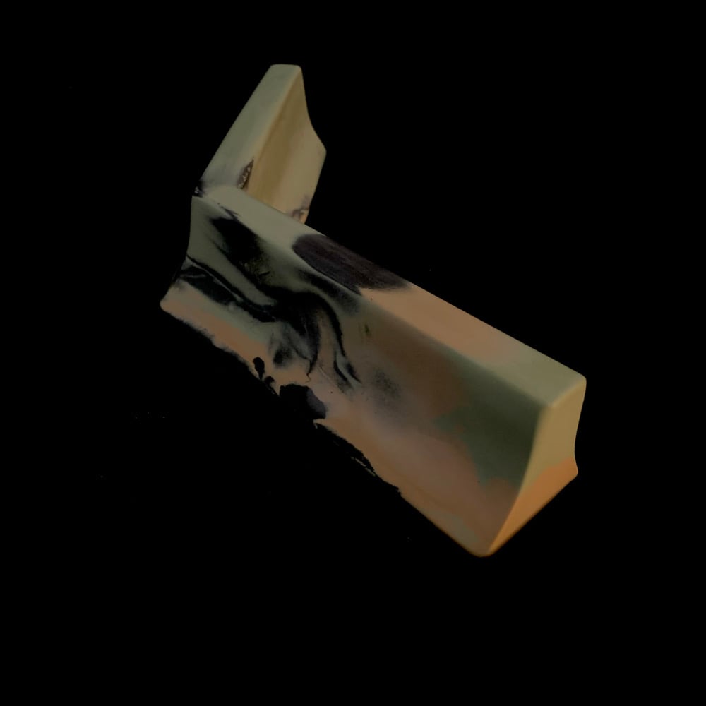 Image of Wired Ramps 130 Degree Angle Jersey Barrier (Dark Grey, Green and Orange)