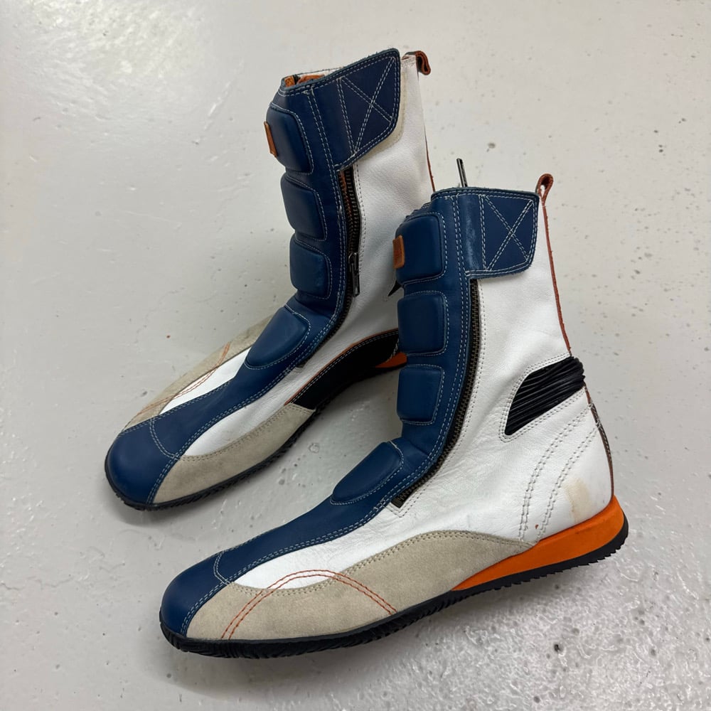 Image of 2000s Hugo Boss Biker Boots, Size 44 - UK 10