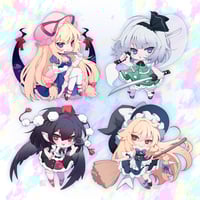 Image 1 of Touhou Keychains  and Stickers part 2 